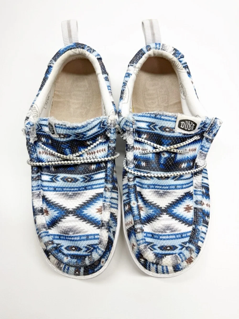 Hey Dude Wally Aztec Western Print Sneakers